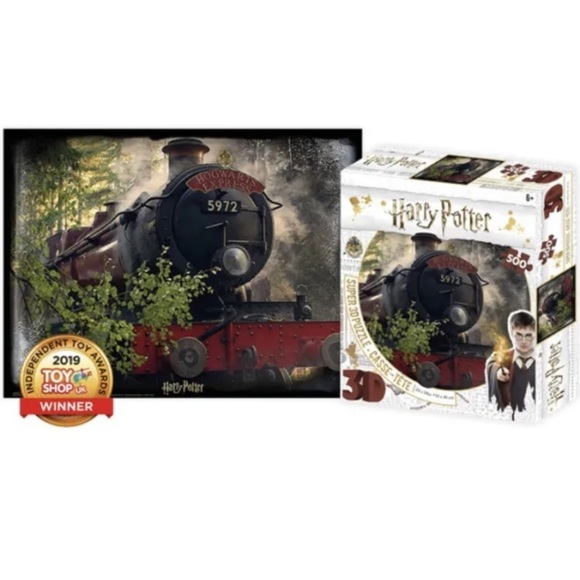 Harry Potter Premium Image 3D 500 Piece Hogwarts Express Puzzle NEW - Picture 3 of 5